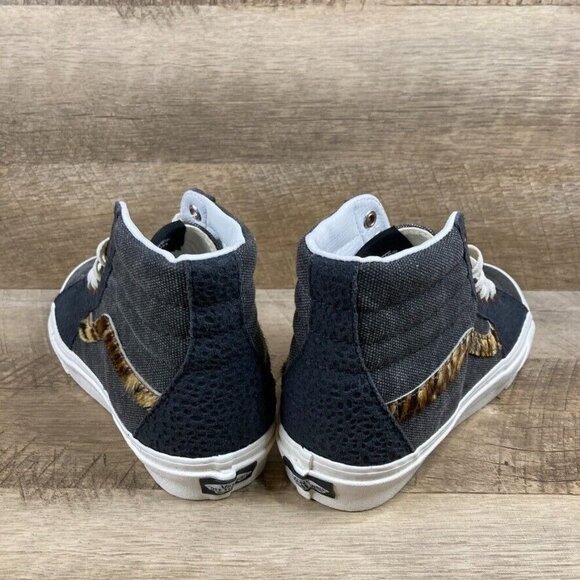 VANS Sk8 Hi Subtle Safari Asphalt Skate Shoes Sneakers Mens 5.5 Womens 7 NEW - Picture 5 of 10